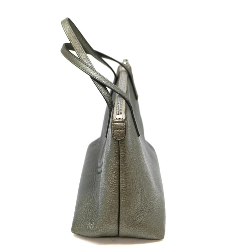 GUCCI Interlocking GG Soho Handbag Leather Gray - Picture 5 of 10